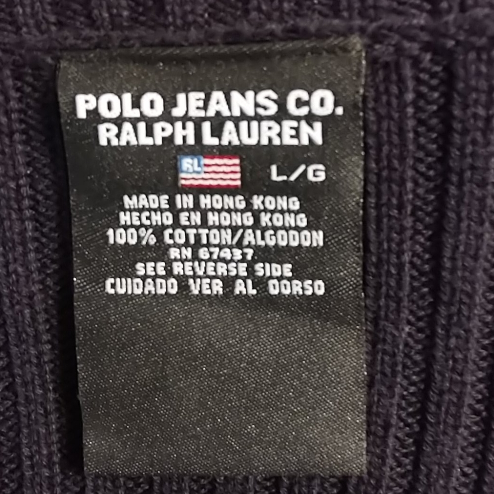 Ralph Lauren Large Full Zip Sweater - Picture 9 of 9
